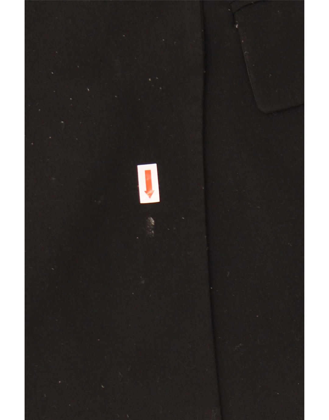 ZARA Γυναικείο Μπλέιζερ Διπλό Μπουφάν UK 10 Small Black Polyester