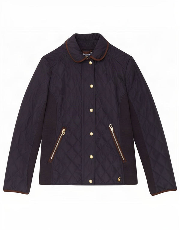 Joules Γυναικείο Καπιτονέ μπουφάν UK 8 Small Navy Blue Polyester
