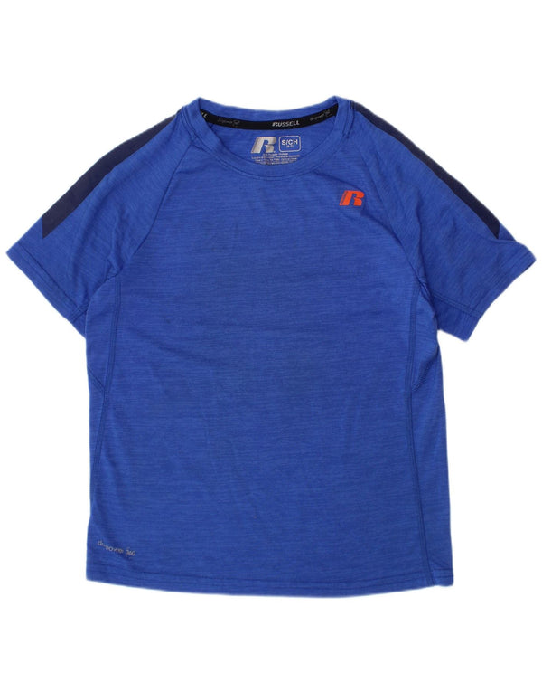 Russell Athletic Boys Dri-Power T-shirt Top 6-7 ετών Small Blue