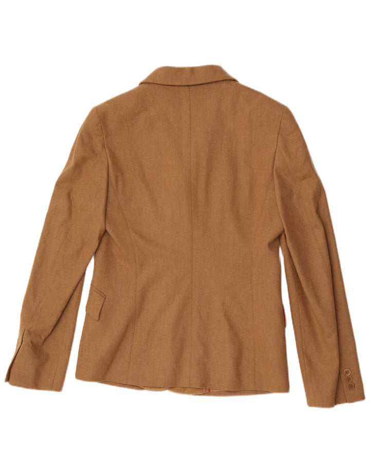 Vintage γυναικείο τζάκετ blazer 3 κουμπιών IT 46 μεγάλο καφέ