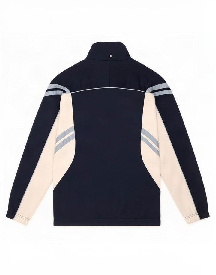 Ανδρική φόρμα Asics Top μπουφάν Medium Navy Blue Colourblock Polyester