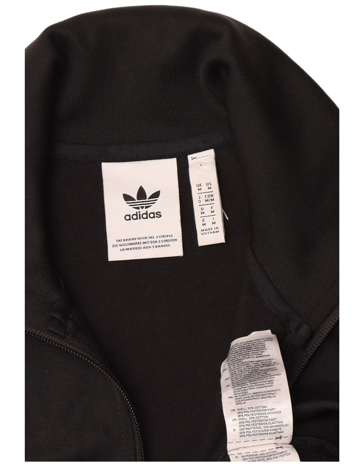 Ανδρική φόρμα Adidas Top Jacket μεσαίο μαύρο βαμβακερό