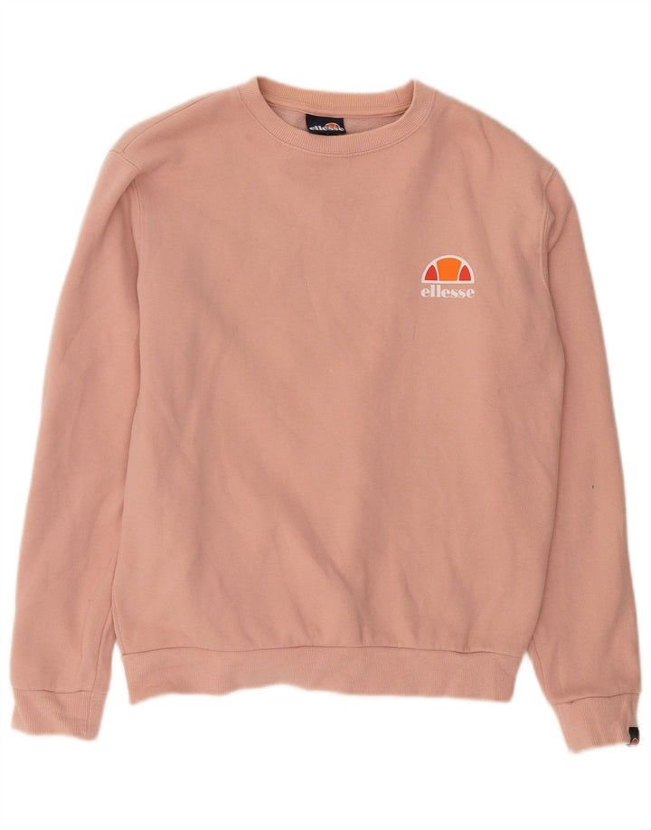 Γυναικείο φούτερ Ellesse Oversized Jumper UK 10 Small Pink Cotton