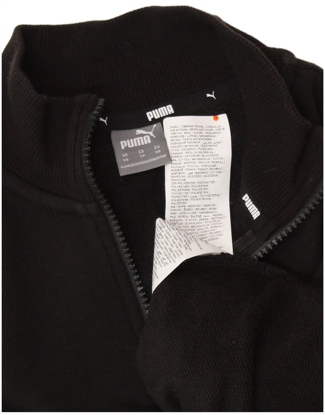 Γυναικεία φούτερ PUMA Oversized Crop Jumper UK 6 XS Black Colourblock