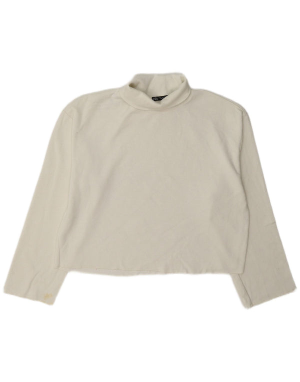 Zara Γυναικείο πουλόβερ 10 Small White