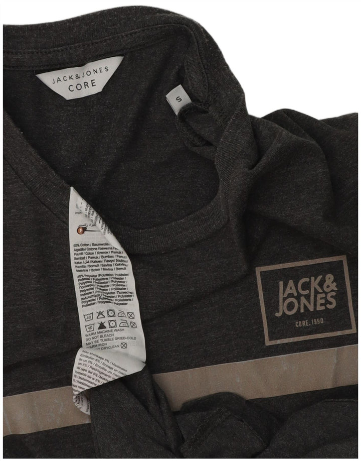 Jack & Jones Ανδρικό T-Shirt Μπλουζάκι από βαμβακερό μικρό γκρι χρώμα