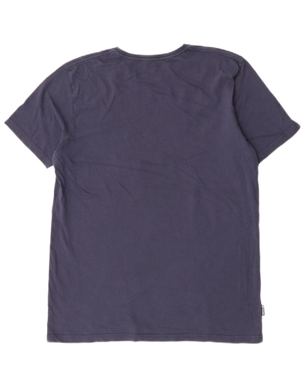 Ανδρικό Animal Graphic T-Shirt Top Large Navy Blue από βαμβάκι