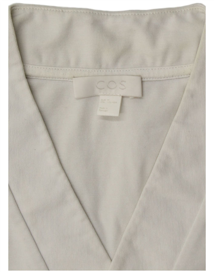 Ανδρικό T-Shirt Cos Top από μεσαίο λευκό βαμβακερό