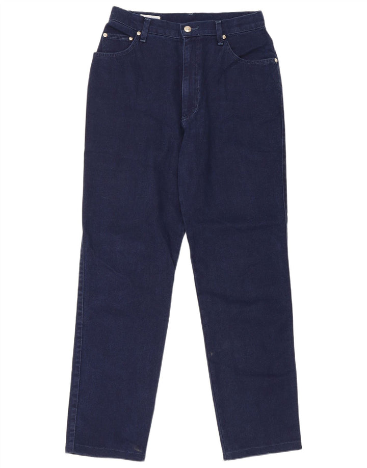 Μπλε και γυναικείο ψηλό ίσιο τζιν IT 44 Medium W28 L29 Navy Blue