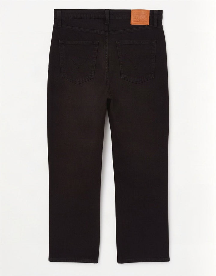 Γυναικείο Levi's Ribcage Straight Jeans W29 L27 Μαύρο βαμβακερό