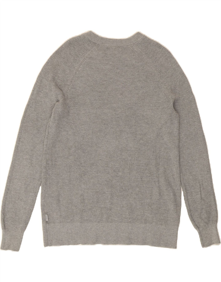 EDDIE BAUER Womens Crew Neck Jumper Sweater UK 16 Large Grey Vintage Eddie Bauer and Second-Hand Eddie Bauer from Messina Hembry 
