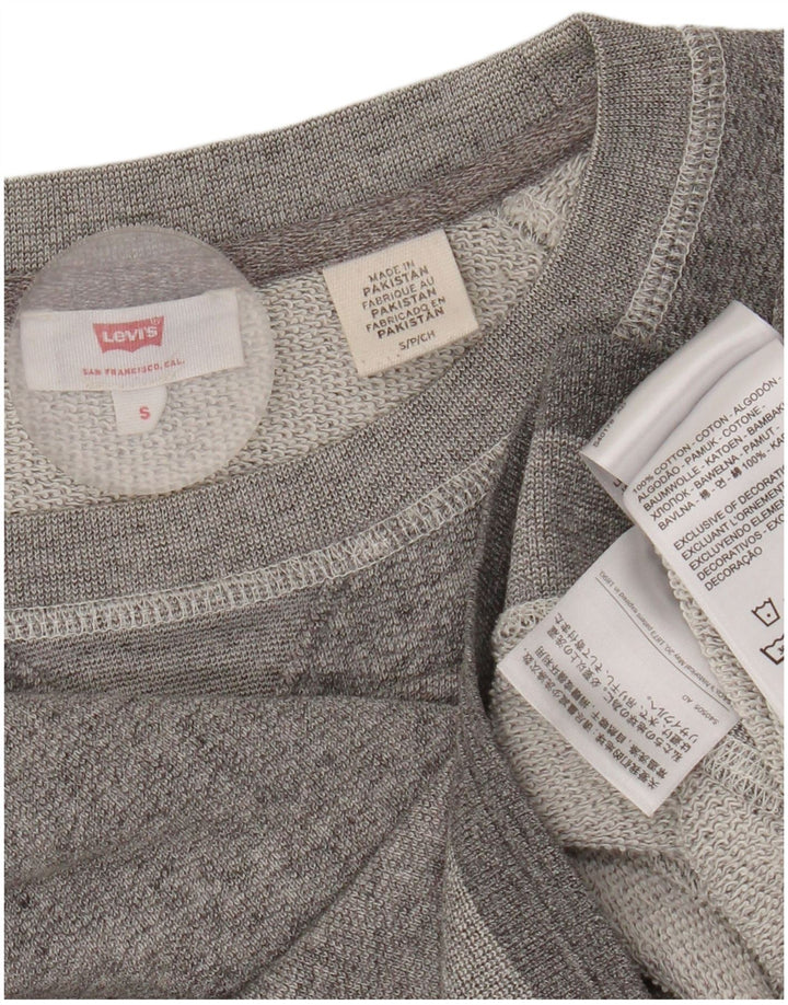Γυναικεία φούτερ Levi's Oversized Jumper UK 10 Small Grey Flecked Cotton