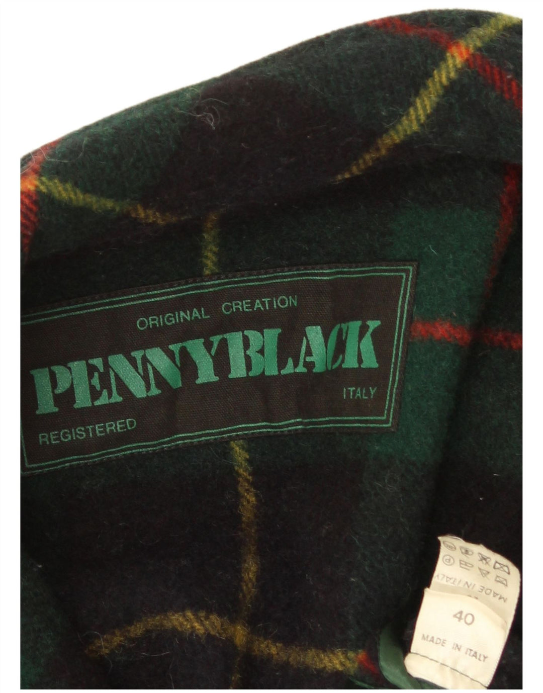 Penny Black Γυναικείο Μπουφάν Blazer Loose Fit IT 40 Small Green Check Wool