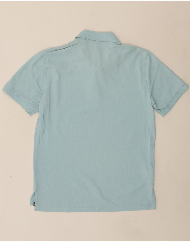 EDDIE BAUER Mens Polo Shirt Medium Blue Cotton Vintage Eddie Bauer and Second-Hand Eddie Bauer from Messina Hembry 