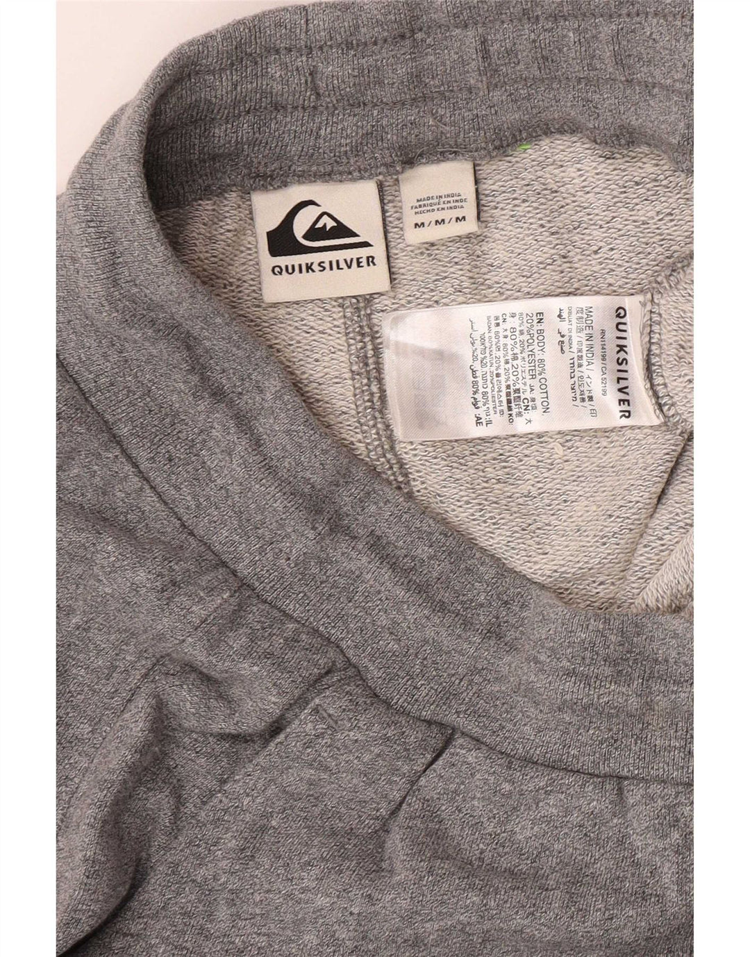 Γυναικεία αθλητική φόρμα Quiksilver Παντελόνι Joggers Μεσαίο Γκρι βαμβακερό