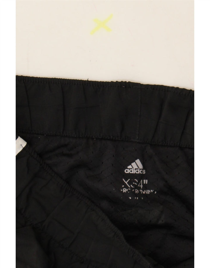 ADIDAS Womens Sport Shorts UK 6 XS  Black Polyester Vintage Adidas and Second-Hand Adidas from Messina Hembry 