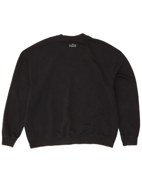 Γραφικό φούτερ NIKE Ανδρικό Dri Fit Loose Fit Jumper Small Black