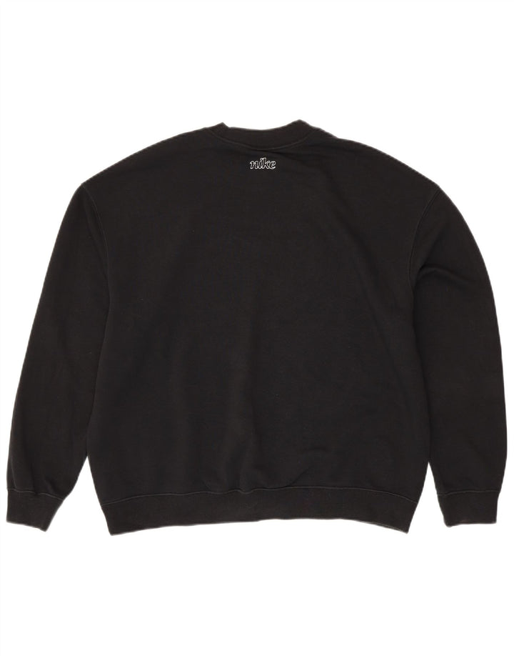 Γραφικό φούτερ NIKE Ανδρικό Dri Fit Loose Fit Jumper Small Black