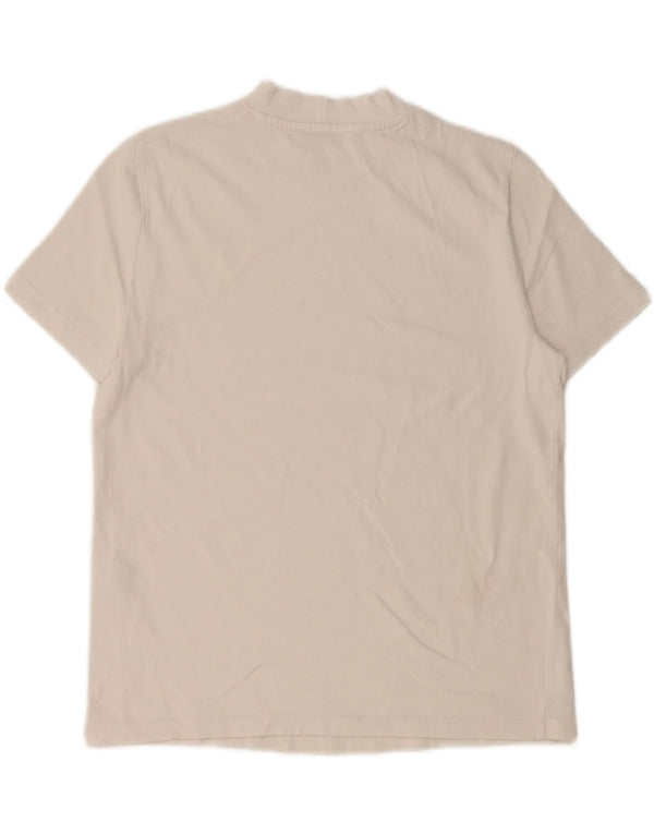 Zara Ανδρικό T-Shirt Top Small Off White Βαμβακερό