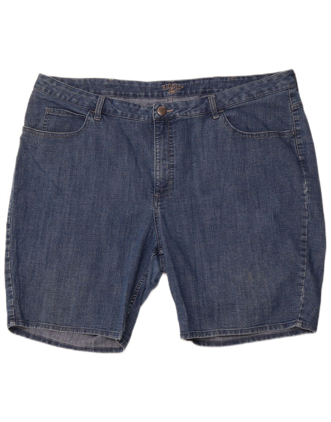 Γυναικείο τζιν σορτς LEE Riders US 24 4XL W44 Μπλε βαμβακερό