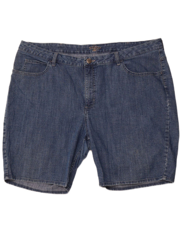 Γυναικείο τζιν σορτς LEE Riders US 24 4XL W44 Μπλε βαμβακερό