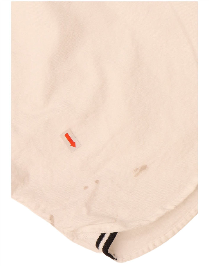 Ανδρικό πουκάμισο FRED PERRY, μεσαίο λευκό βαμβακερό