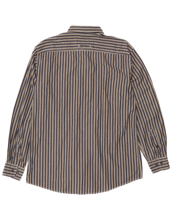 Ανδρικό πουκάμισο CAMEL ACTIVE Μεγάλο μπλε ριγέ βαμβακερό