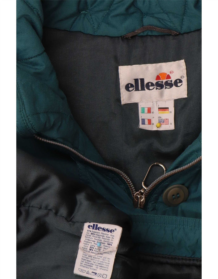 Ellesse Γυναικείο Αντιανεμικό Παλτό IT 42 Μεσαίο Πράσινο Πολυεστέρας