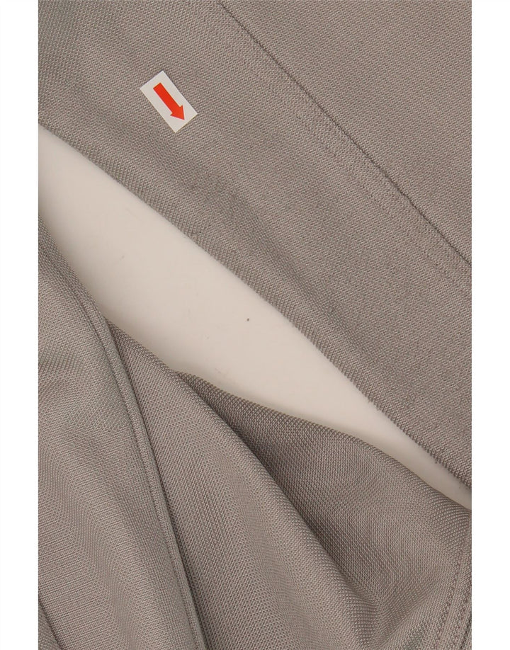 ADIDAS Mens Hoodie Jumper UK 42/44 Large Grey Polyester