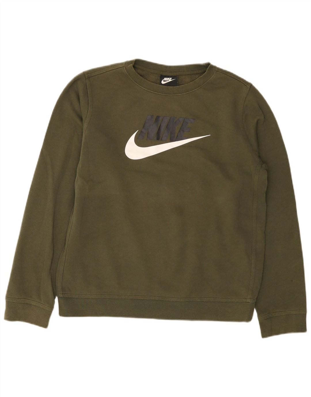 Nike Boys Standard Fit Graphic Φούτερ Jumper 13-14 ετών XL Khaki