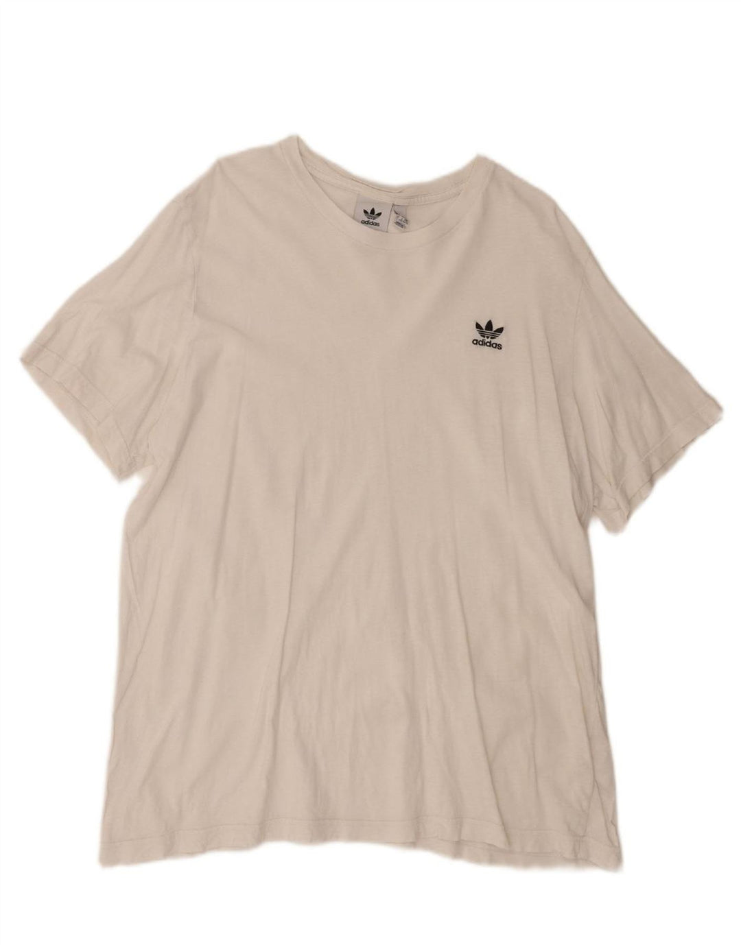 ADIDAS Mens T-Shirt Top XL White Cotton