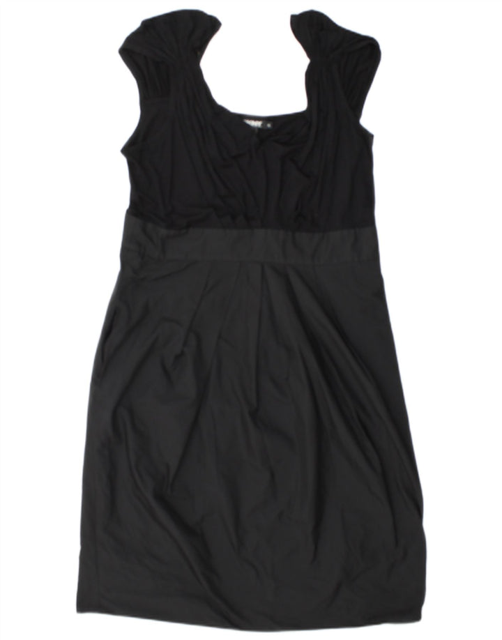 Γυναικείο φόρεμα Dkny Shift US 14 XL Μαύρο χρώμα, βισκόζη
