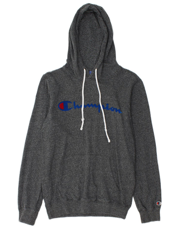 CHAMPION Ανδρικό γραφικό κουκούλα Jumper XS Γκρι βαμβακερό