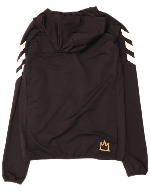 Adidas Boys Salah αθλητική φόρμα με κουκούλα Top Jacket 13-14 Years Black Colourblock