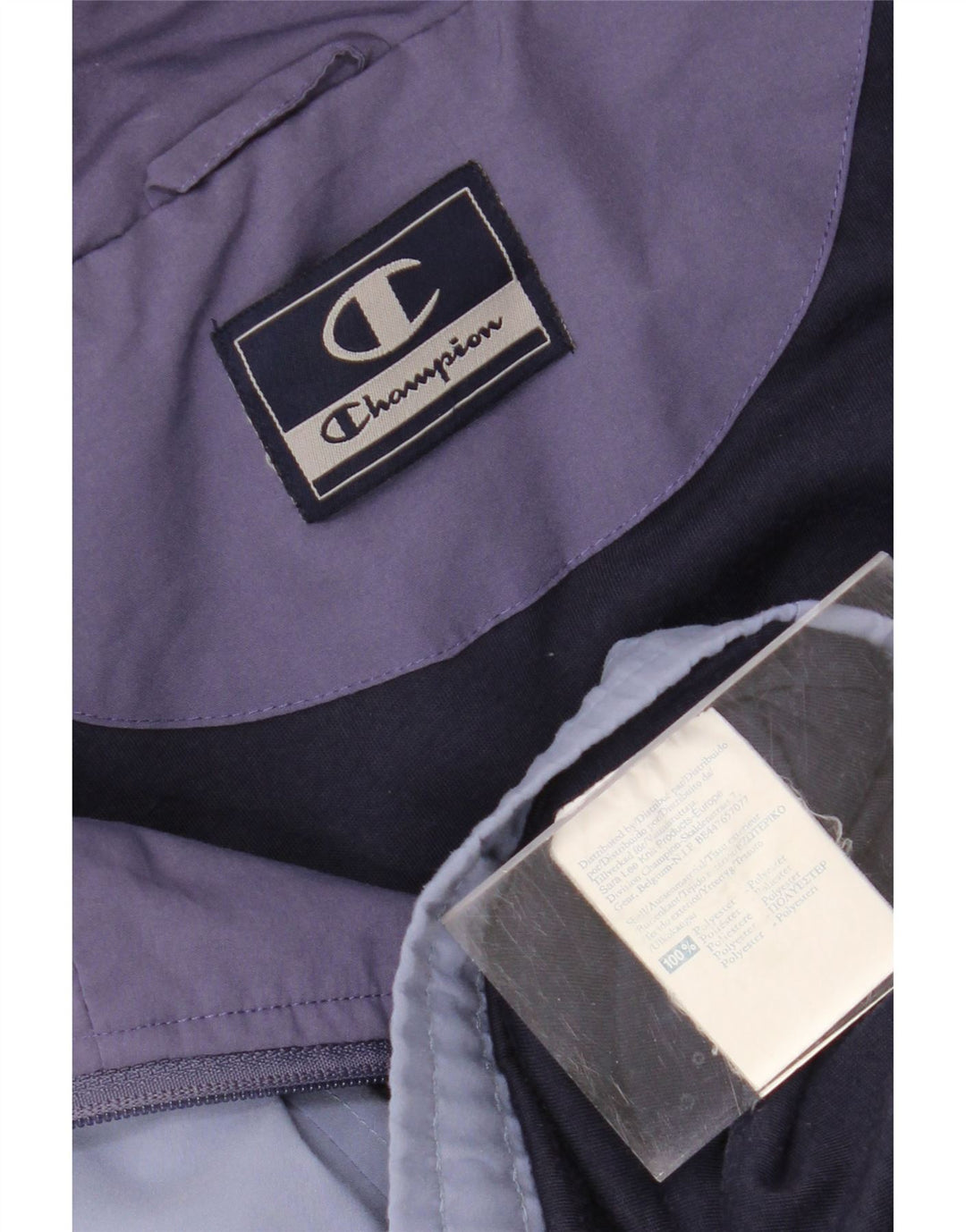 CHAMPION Mens Tracksuit Top Jacket Large Blue Polyester Vintage Champion and Second-Hand Champion from Messina Hembry 