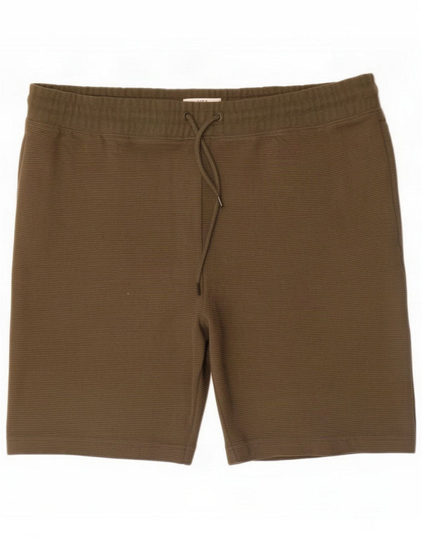 Marks & Spencer Ανδρικό αθλητικό σορτς 2XL Khaki Cotton