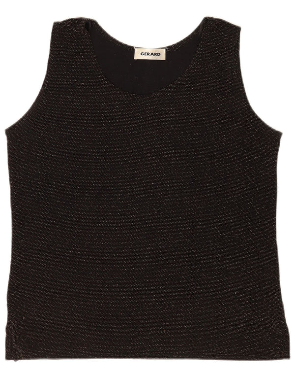 Gerard Γυναικεία Αμάνικη Μπλούζα Τοπ UK 14 Medium Black Flecked