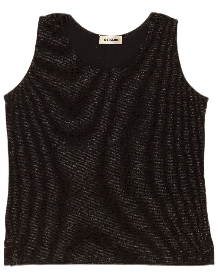 Gerard Γυναικεία Αμάνικη Μπλούζα Τοπ UK 14 Medium Black Flecked