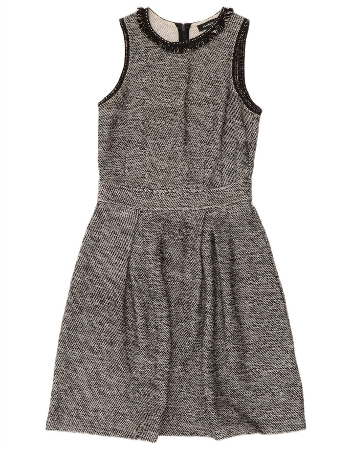 MAX & CO. Γυναικείο Αμάνικο Φόρεμα UK 8 Μικρό Μαύρο Βαμβακερό