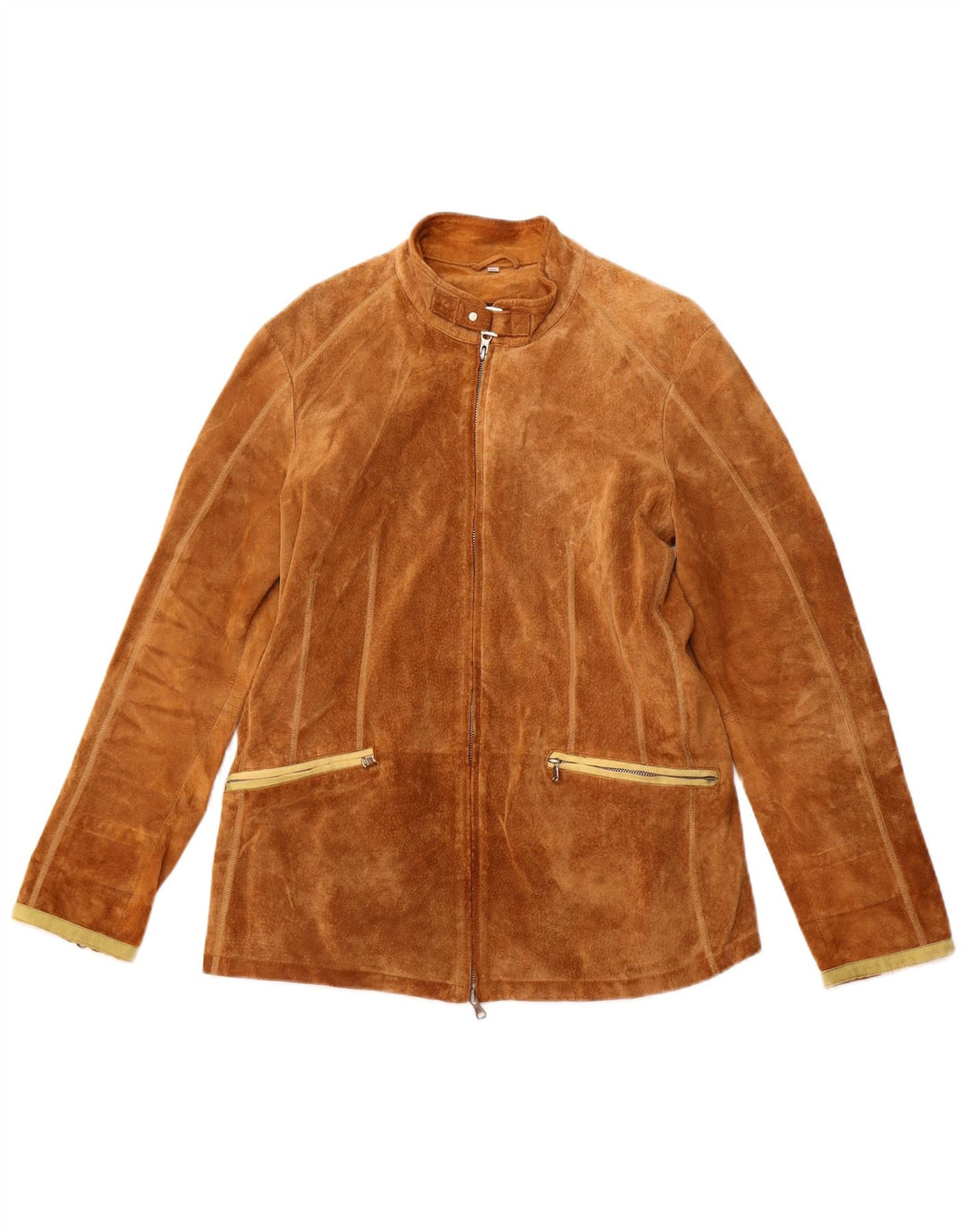 Γυναικείο Suede Jacket VINTAGE IT 50 XL Beige Leather