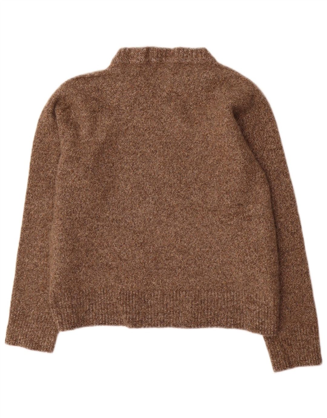 J. CREW Γυναικείο Crop Boat Neck Jumper πουλόβερ UK 20 2XL Brown Flecked