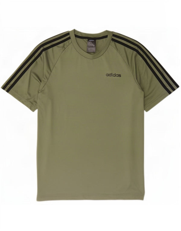 Ανδρικό T-Shirt Adidas Top Small Khaki Polyester