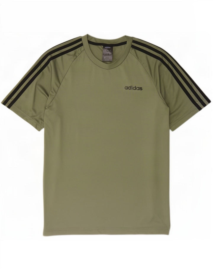 Ανδρικό T-Shirt Adidas Top Small Khaki Polyester