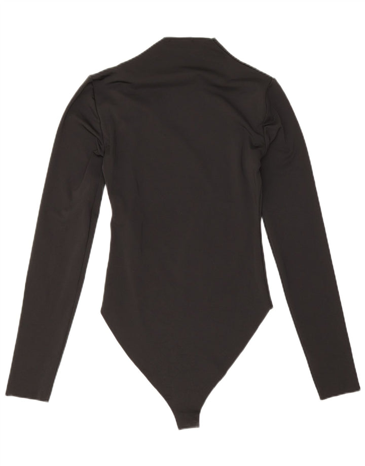Zara Γυναικείο μακρυμάνικο κορμάκι UK 8 Small Black Polyester