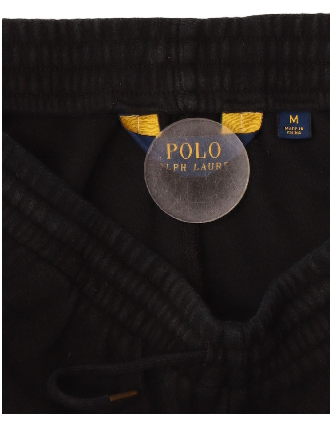 Ανδρική αθλητική φόρμα POLO RALPH LAUREN Παντελόνι μεσαίο μαύρο βαμβακερό
