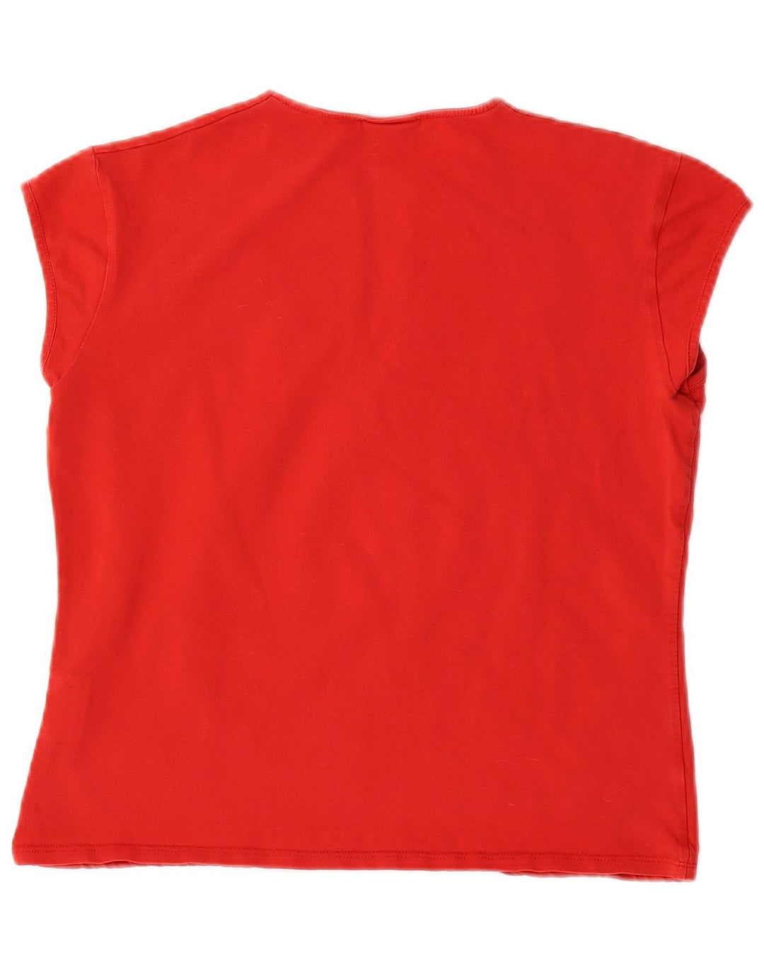 Γυναικείο T-Shirt NIKE Crop Top UK 16/18 XL Red Cotton