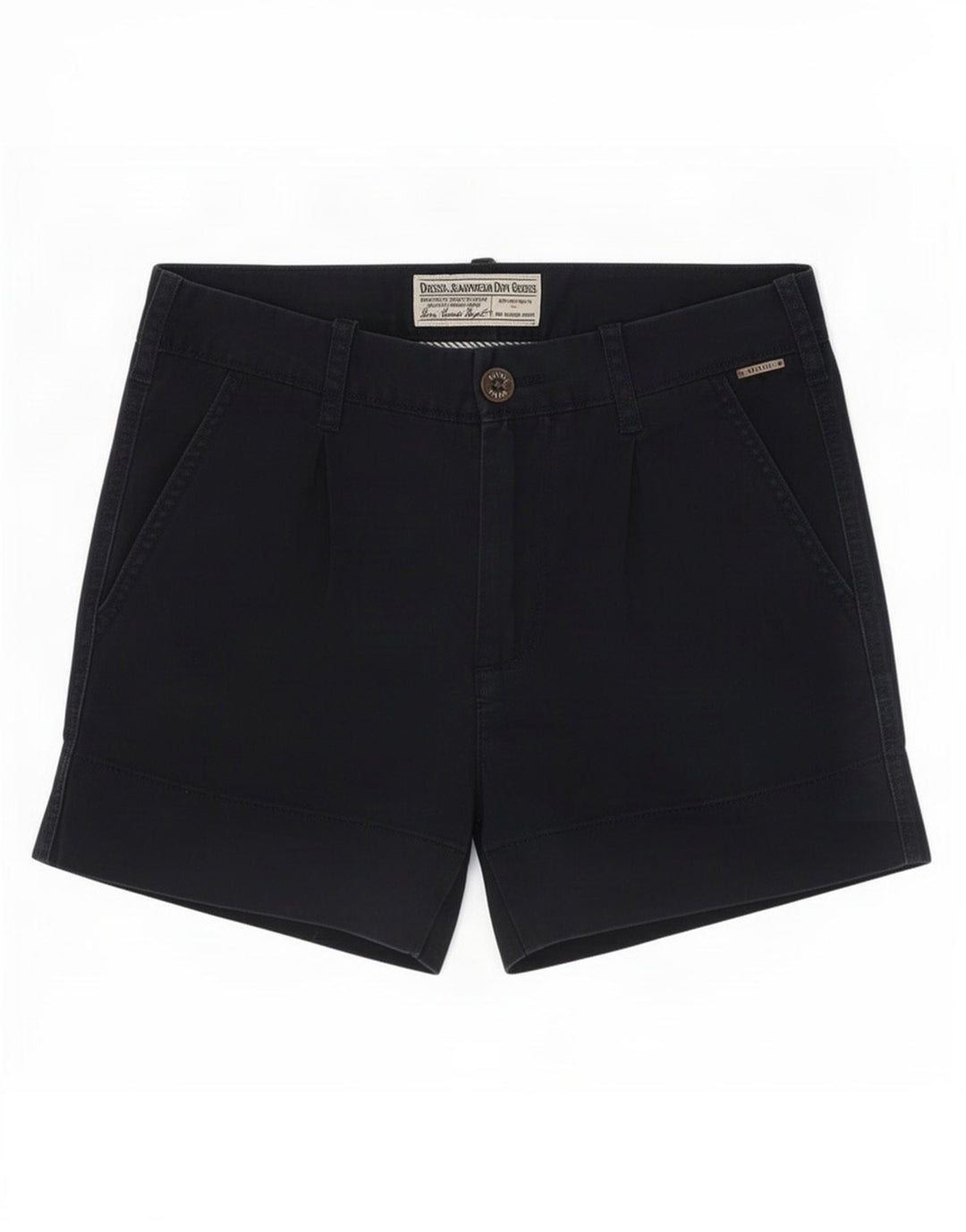Diesel γυναικείο σορτς Chino W26 Μικρό Navy Blue από βαμβάκι