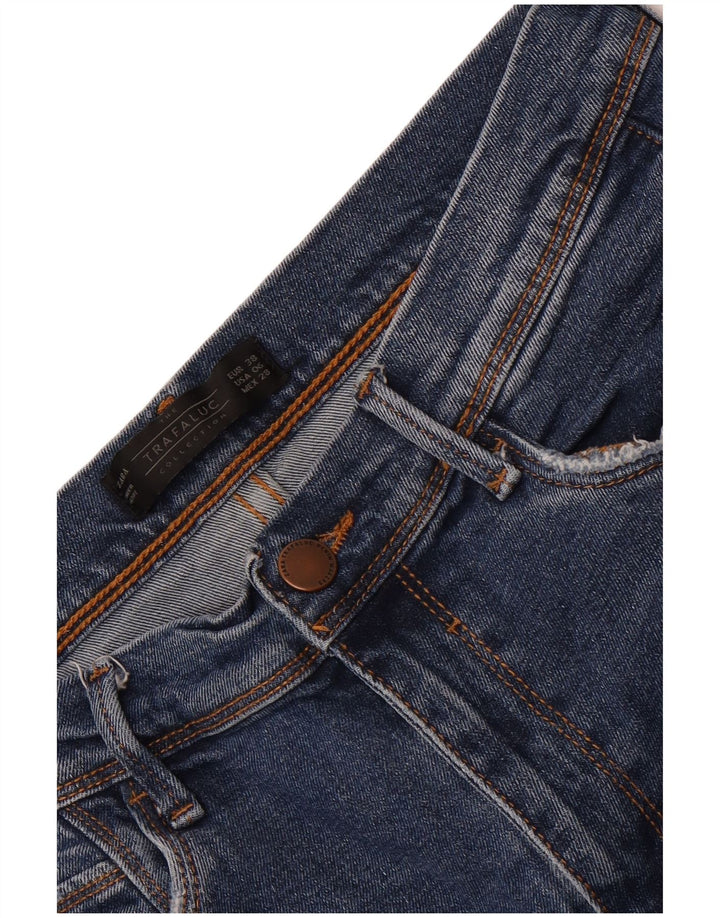 Zara Γυναικείο Cropped Jeans EU 38 Small W28 L24 Blue