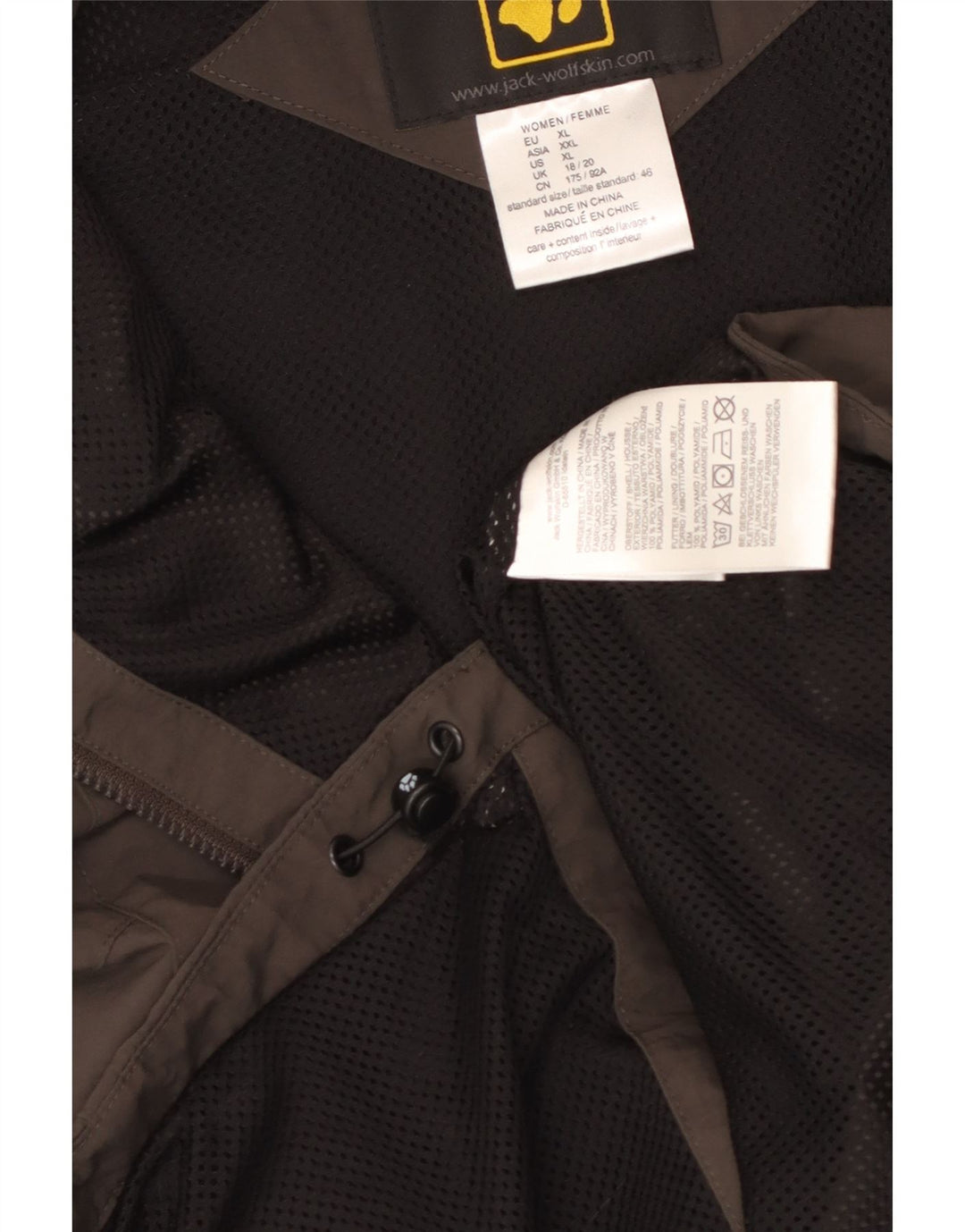 Γυναικεία αμάνικη φόρμα JACK WOLFSKIN Top Jacket UK 18/20 XL Γκρι