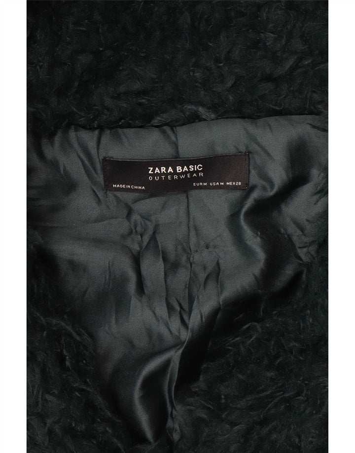 Zara Γυναικείο παλτό με κουκούλα UK 14 Medium Green